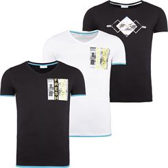 Summerfresh T-Shirts, 3er Pack, Herren, Gr. S