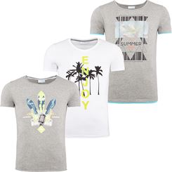 Summerfresh T-Shirts, 3er Pack, Herren, Gr. M