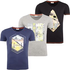 Summerfresh T-Shirts, 3er Pack, Herren, Gr. 3XL