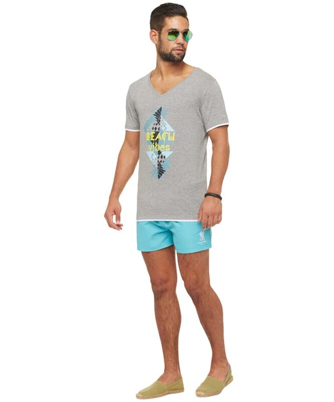 Summerfresh T-Shirt CALIFORNIA Herren grau