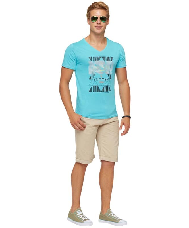 Summerfresh T-Shirt BOARDING Herren hellblau