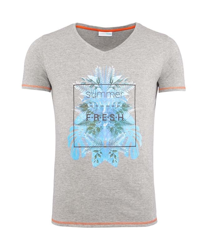 Summerfresh T-Shirt CLIFF Herren grau