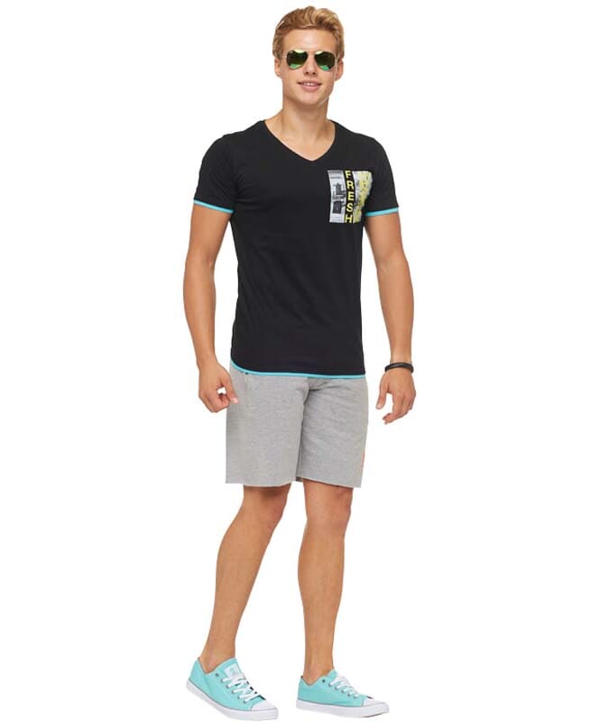 Summerfresh T-Shirt FLORIDA Herren schwarz