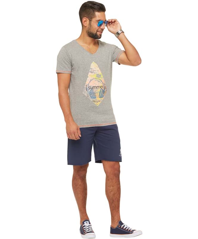 Summerfresh T-Shirt FLORIS Herren grau