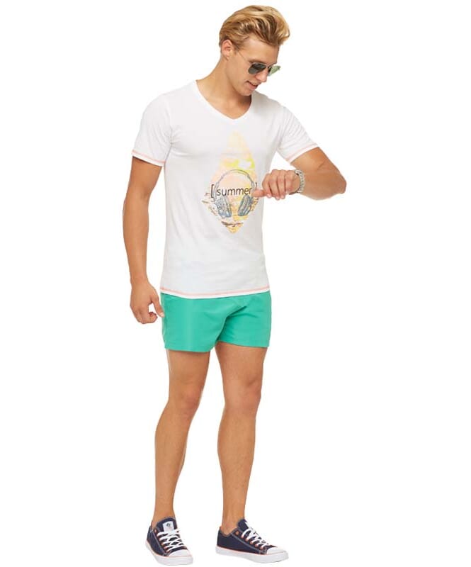 Summerfresh T-Shirt FLORIS Herren weiss