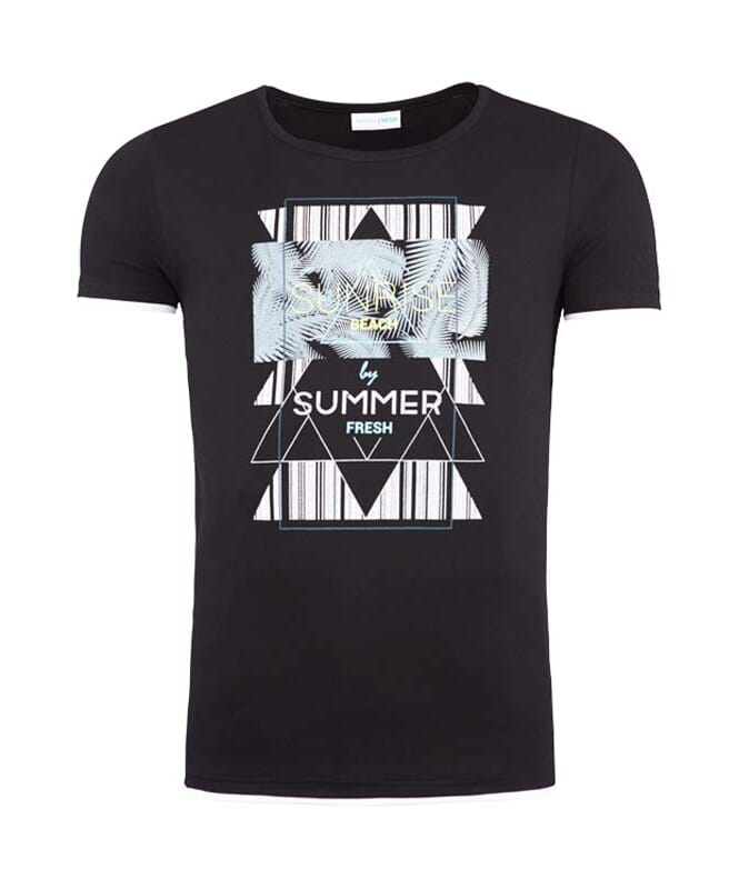 Summerfresh T-Shirt LUCA Herren schwarz